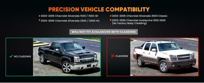 Z-OFFROAD LED Headlights Assembly DOT Approved with DRL Turn Signal Hi/Low Sealed Beam Side Marker Compatible with 2003-2006 Chevy Silverado Avalanche