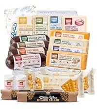 Farmers Market Gift Basket, Gluten Free, Keto, Paleo, Low Sodium, Zero Sugar, Christmas Charcuterie Board, Holiday Meat and Cheese Gift Baskets, Curated Selection