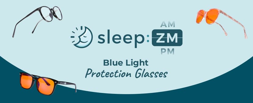 Blue Light Blocking Glasses for Women + Men - Better Sleep + Anti Eye Strain Protection - Computer Screens & Gaming - Metal Clip On - 99% Night-time Amber Lens