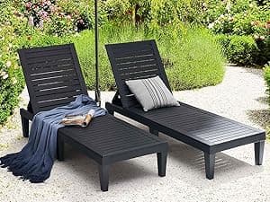 Nestl Zero Gravity Chairs, Portable Patio Lounge Chair Outdoor with Pillows & Cup Holder Trays, Adjustable Steel Mesh Reclining Camping Chair, Folding Patio Lawn Chair for Deck, Beach, Yard - Blue
