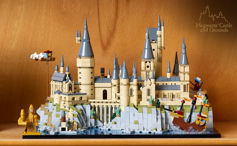 LEGO Harry Potter Hogwarts Castle and Grounds 76419 Building Set, Gift Idea for Adults, Buildable Display Model, Collectible Harry Potter Playset, Recreate Iconic Scenes from the Wizarding World B0BXQ6NRRN