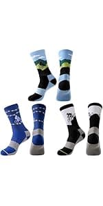 Jeasona Athletic Socks Men Running Cycling Gifts for Runners Riders Sports Gear Accessories
