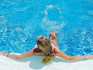 PROFELIZ 2-Pack Chlorine Tablets 3 Inch for Swimming Pools, Kills Bacteria and Stops Algae, Slow Dissolving,Exclusive Protective Packaging,Pool Chlorine Tablets,2X 40 lbs Bucket,Total of 80lbs