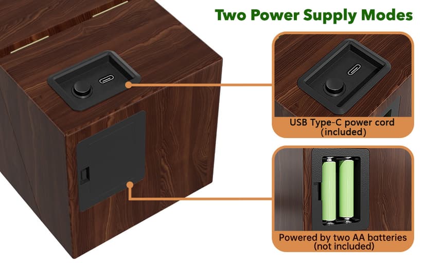 Racokky Racokky Automatic Single Watch Winder Box for Rolex and Other Watches, Ultra Quiet Japanese Motor, Self Winding Rotating Wooden Watch Case, Battery or Type-C Powered, Premium Watch Box for Men and Women