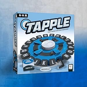 USAOPOLY The Original TAPPLE, The Fast-Paced Family Board Game,Choose a Category & Race Against The Timer to be The Last Player,Learning Word Game for Ages 8 & Up, 2-8 Players, 15-20 Minute Play Time