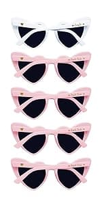 LADY&HOME Bachelor Party 7pcs Wedding Sunglasses for Groom, Best Man, Groomsmen Gifts Wedding Favor