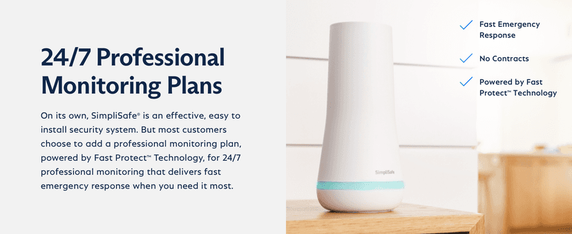SimpliSafe 9 Piece Wireless Home Security System w/HD Camera - Optional 24/7 Professional Monitoring - No Contract - Compatible with Alexa and Google Assistant