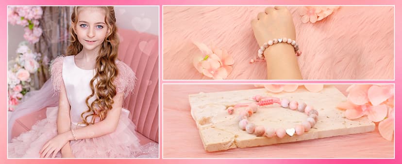 Sereney Birthday Gifts for Girls, Beaded Bracelets as 1 3 4 5 6 7 8 9 10 11 12 13 15 16 Year Old Birthday Gift, Adjustable Stone/Pearl Bracelet as Happy Birthday Gifts for Daughter Granddaughter Niece