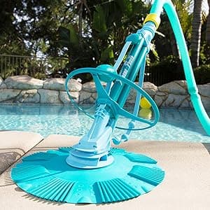 XtremepowerUS Automatic Swimming Pool Cleaner Ingound/Above Ground Side Suction Hover Vacuum Pool Cleaner with 5-Way Pool Testing Kit Set
