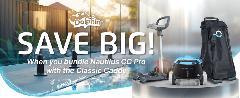 Dolphin Nautilus CC Pro Wi-Fi Automatic Robotic Pool Vacuum Cleaner, Wall Climbing, Waterline Scrubber Brush, Ideal for In-Ground Pools up to 50 FT in Length
