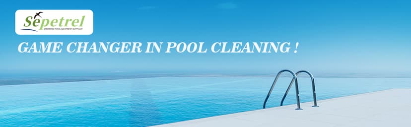 Sepetrel Deluxe Swimming Pool Cleaning Kit Including 2 Brush Heads, 2 Pool Skimmer Nets(NO Pole)