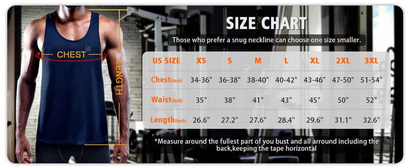 NELEUS Men's 3 Pack Dry Fit Y-Back Muscle Tank Top