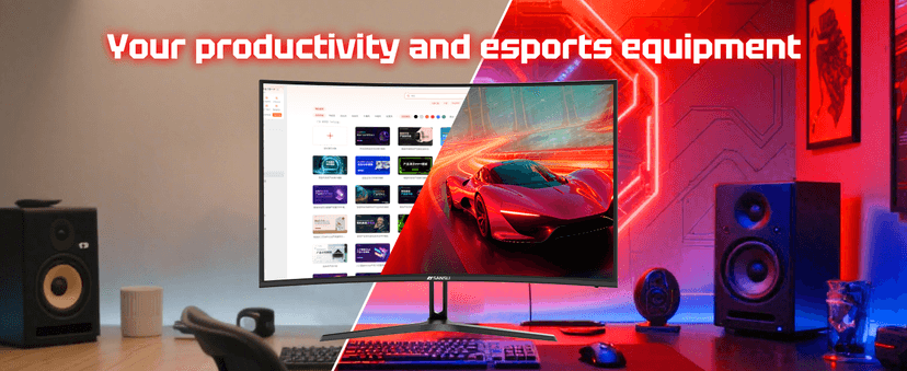 SANSUI 27 Inch WQHD 2560X1440 Curved Gaming Monitor, 180Hz MPRT 1ms Computer Monitor,HDMI2.0 * 2, DP1.2 * 2, Freesync, Curved 1500R, 5000:1 Contrast Ratio, 120% sRGB,HDR(ES-G27C1Q DP Cable Included)