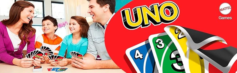 Mattel Games UNO Card Game for Kid, Adult & Family Nights & Parties, Travel & Vacations, Color Blind Accessible & Customizable Deck (Amazon Exclusive)
