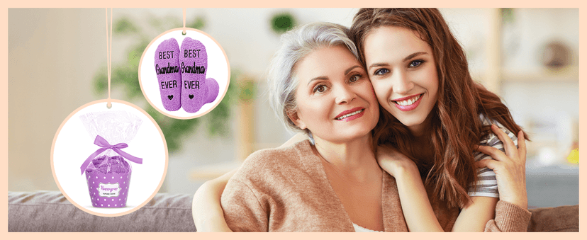 HAPPYPOP Mothers Day Socks - Sisters Aunt Gifts, Gifts for Sister Daughter Mother in Law