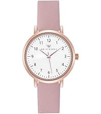 Wristology Maxi Numbers Womens Nurse Watch - Interchangeable Genuine Leather Strap Band - Large Easy to Read Boyfriend Size with Second Hand Men, Nurses, Teachers, Olivia