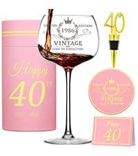 40th Birthday Gifts for Women, Men, Her, Him - Happy Prank Toilet Paper - 40th Birthday Decorations, Party Supplies Favors - 40 Years Old Funny Gag Gift Ideas, Novelty Bday Present for Friends, Family