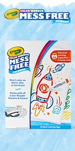 Crayola Color Wonder Magic Light Brush, Mess Free Painting Station for Kids, Gift for Kids, Toddler Toys & Activities, Ages 3, 4, 5