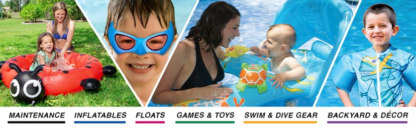 Poolmaster Heavy-Duty Vinyl Liner Swimming Pool Brush Head for Above Ground or Inground Pools, 18-Inches