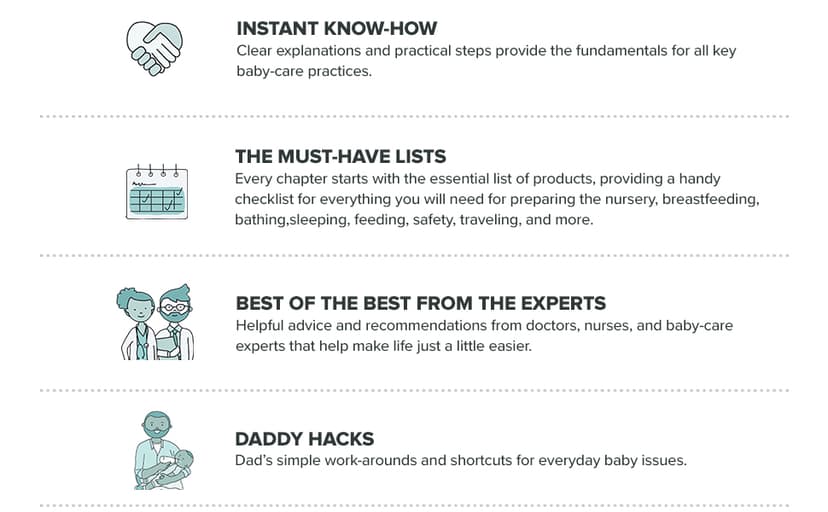 The Simplest Baby Book in the World: The Illustrated, Grab-and-Do Guide for a Healthy, Happy Baby