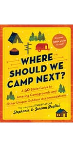 Where Should We Camp Next?: A 50-State Guide to Amazing Campgrounds and Other Unique Outdoor Accommodations (Perfect Christmas Gift for Campers and Outdoorsy People) 1728221692