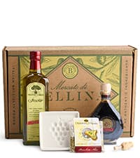 Mercato di Bellina Italy's Finest Artisanal Italian Food Gift Basket - All Natural Gourmet Pasta Gift Basket. Ideal for Holiday, Sympathy, Congratulations, Anniversary or Celebration. Taste of Italy.