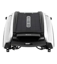 Betta SE Solar Powered Automatic Robotic Pool Surface Skimmer Cleaner with 24/7 Continuous Cleaning Battery Power and Re-Engineered Twin Salt Chlorine Tolerant Motors (White)