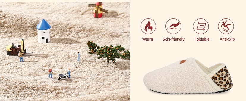ATHMILE House Slippers for Women Men Indoor Barefoot Slippers Socks Furry Slip on House Shoes Cozy Comfy for Home Bedroom Travel Yoga