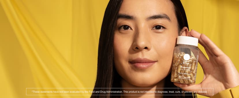 Ritual Essential for Women Prenatal Multivitamin: Folate & Choline for Neural Tube Support, Omega-3 DHA for Fetal Brain Development, Iron, Calcium-Helper D3 & K2, Non-GMO, Vegan, Citrus, 30 Days