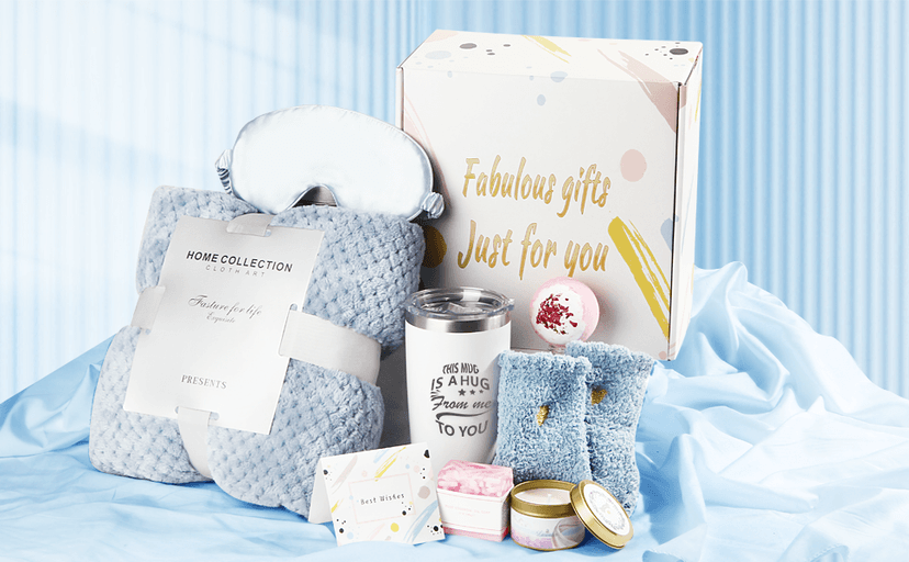 Gifts for Women, Gifts for Mom, Care Package for Women, Relaxing Spa Gift Set, Birthday Baskets, Unique Holiday Gifts Basket for Her, Sister, Mom, Girl Friend, Best Friends