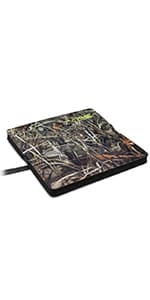 HME Durable Portable Compact Comfortable Weather-Resistant Versatile Hunting Folding Seat Foam Cushion with Adjustable Straps and Storage Pocket