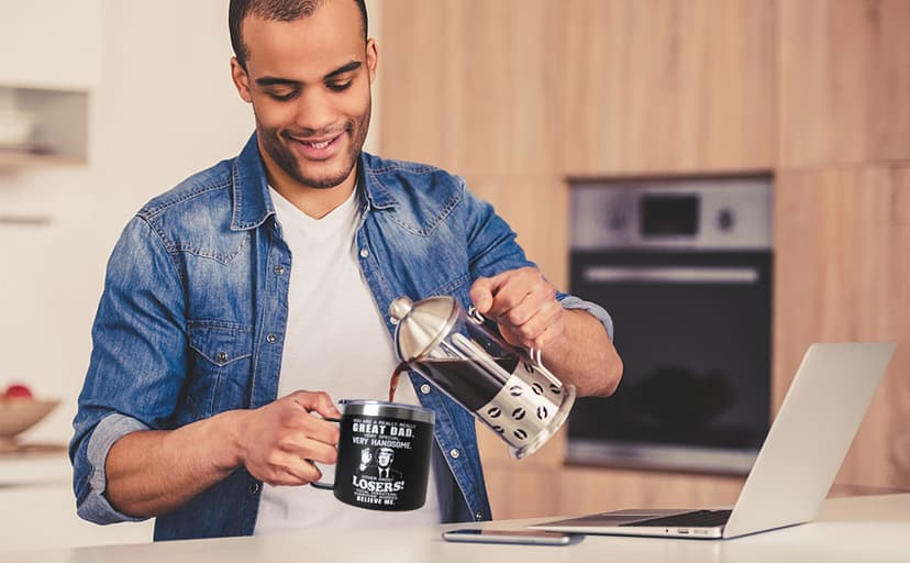 Fathers Day Dad Gifts from Daughter Son,Christmas Birthday Gifts for Step Dads Father in Law Him Bonus Daddy,Gift for Men Papa Grandpa Uncle Stepdad,14 oz Black Tumbler Mug