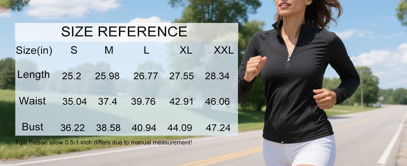 MAGCOMSEN Women's UPF 50+ Lightweight Athletic Jacket Sun Protection Full Zip Long Sleeve Shirts Hiking Outdoor Pockets