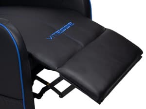 VITESSE VIT Gaming Recliner Chair Racing Style Single PU Leather Sofa Modern Living Room Recliners Ergonomic Comfortable Home Theater Seating, Blue.