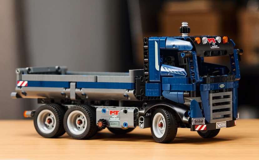 LEGO Technic Tipping Dump Truck Toy - Construction Truck Building Toy for Kids, Boys and Girls, Ages 9+ - Gift for Birthdays - W/Realistic Features - 42203 B0DJ1D4SHD