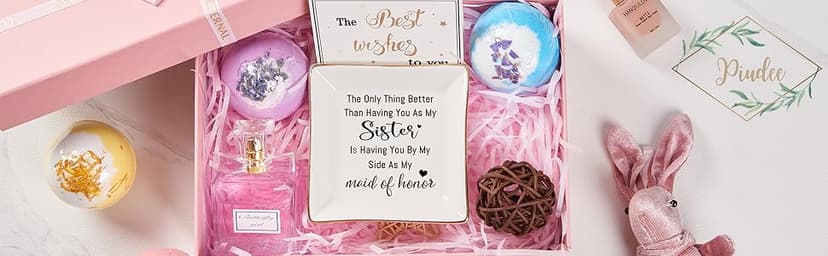 Bridesmaid Gifts Maid of Honor Proposal Gift Jewelry Dish Trinket Ring Tray - The Only Thing Better ... As My Maid of Honor, Wedding Day Party Gifts for Matron of Honor from Bride