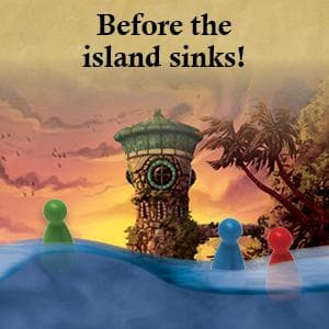 Gamewright - Forbidden Island - Cooperative Strategy Survival Board Game, 2-4 Players