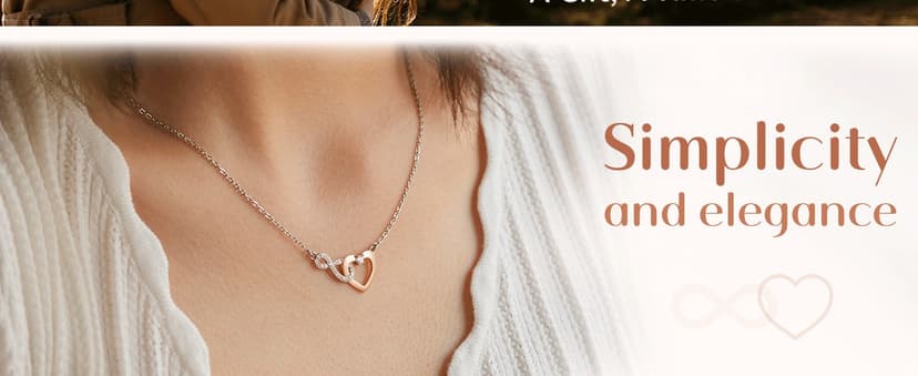 Shonyin Dainty Heart-felt Infinity Heart Necklace for Mother Daughter Girlfriend Soulmate Grandma Granddaughter Bonus Mom Bonus Daughter Mother-in-law Friend
