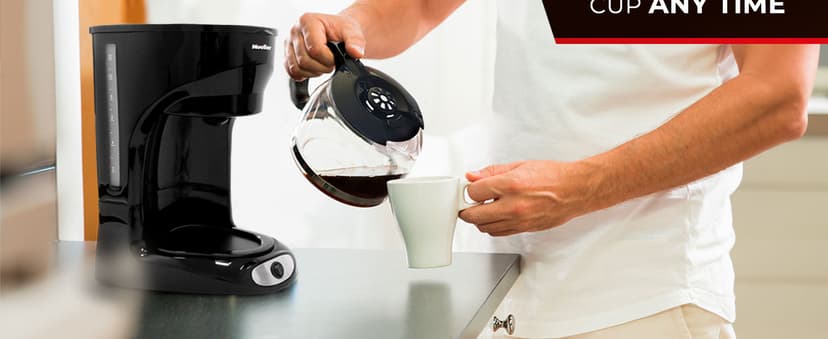 Mueller 12-Cup Drip Coffee Maker - Borosilicate Carafe, Auto-Off, Reusable Filter, Anti-Drip, Keep-Warm Function, Clear Water Level Window Coffee Machine, Kitchen Essentials & Accessories