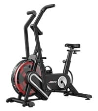 JOROTO Exercise Bike, Magnetic Stationary Bikes for Home with 40LBS Flywheel, App Supported Indoor Bike with 350LBS Weight Capacity, Low Noise,Digital Monitor,Bottle and Tablet Holder