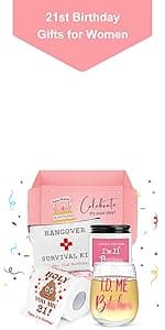 30th Birthday Gifts for Women 30 Year Old Birthday Gifts for Women Dirty Thirty Decoration for Her Gift Ideas for Woman 30s Funny Gift for 30 Year Old Woman - Coffee Mug Makeup Bag Candle Toilet Paper