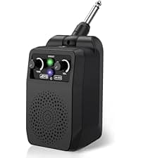 JOYO 15W Portable Guitar Amp Combo | 9 Preamp Models + Looper, Drum Machine, Modulation, Delay & Reverb | Rechargeable Battery | Digital Modeling | for Practice, Solo & Small Gigs (DC-15S)