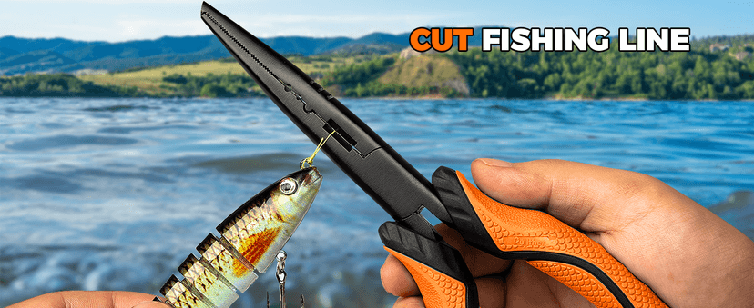 pullther fishing Fishing Pliers,Carbon Steel with Corrosion Resistant Coated Fishing Tools,Multitool for Saltwater Freshwater