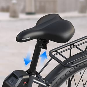 Electric Bike for Adults, 26" City Cruiser Ebike with 1000W Peak Motor, 21.7MPH 50 Miles Commuter Adult Electric Bicycles with 48V Battery, Adjustable Stem, 7-Speed, UL 2849 Certified