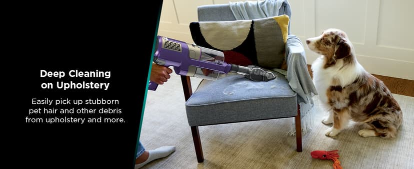 Shark POWERDETECT Ultra-Light Corded Stick Vacuum with DuoClean Technology, Self-Cleaning Brushroll for No Hair Wrap, Anti-Allergen Complete Seal, and Odor Neutralizer Technology, HZ4002