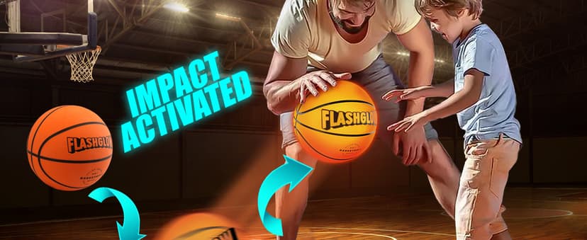 Light Up LED Basketball for Teen Boys: Cool Nighttime Ball Game Gifts for Birthday Christmas Easter – Size 7 Outdoor Rubber Ball for Boys Girls 8-15+ Year Old