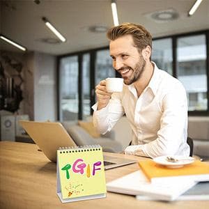 Fancy Land Funny Desk Signs 30 Different Fun and Flip-Over Messages for Office Desk Accessories