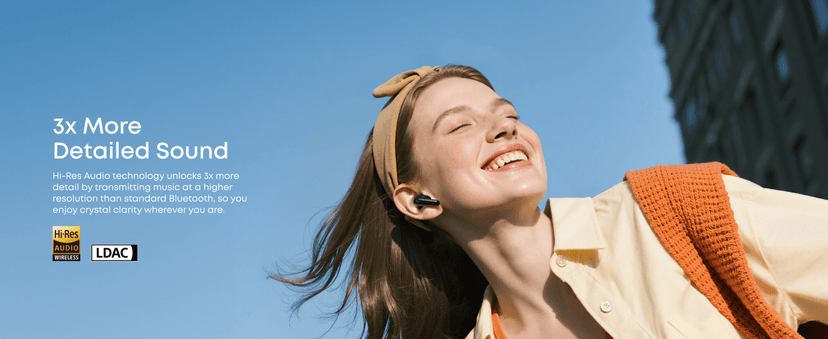 Soundcore P31i by Anker, Real-Time Adaptive Noise Cancelling, Hi-Res Sound, Translation Earbuds, 50H Playtime, Wireless Earbuds, Bluetooth Earphones, Spatial Audio, Fast Charging, IP55