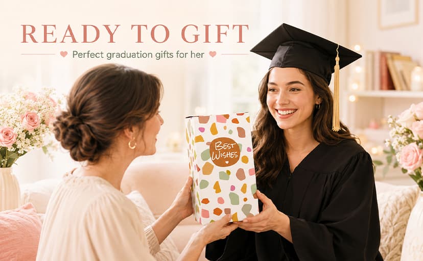 Frerdui Graduation Gift for Her – And Off She Went to Change the World 16oz Glass Cup, Cute Grad Gift for College High School Graduate, Grad Gift for Daughter Niece Granddaughter Friend B0GTY7QRB9