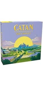 CATAN Board Game (6th Edition) Trade, Build & Settle in the Classic Strategy Game for Family, Kids & Adults, Ages 10+, 3-4 Players, 60-90 Min Playtime